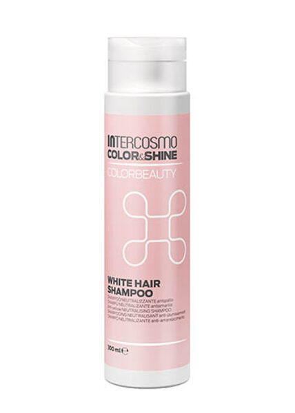 Intercosmo Color & Shine - White hair šampūns ar linsēklām 1000 ml