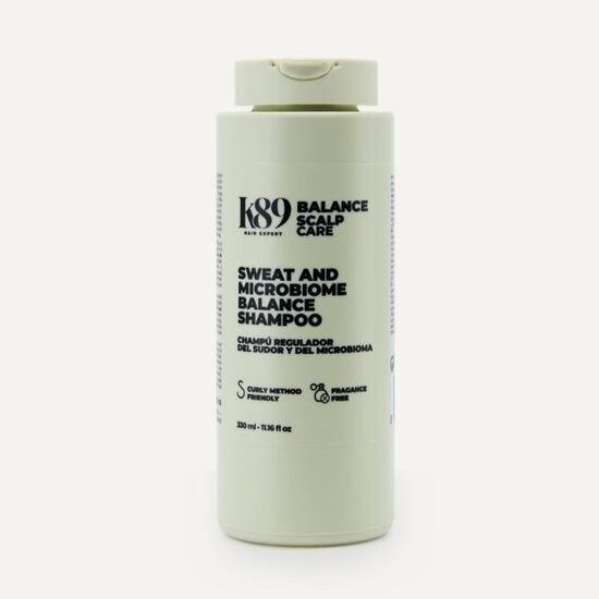 K89 Scalp Care Balance šampūns sviedru un mikrobiomas balansam 330 ml