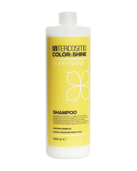 Intercosmo Color & Shine - Supershine šampūns ar linsēklām 1000 ml